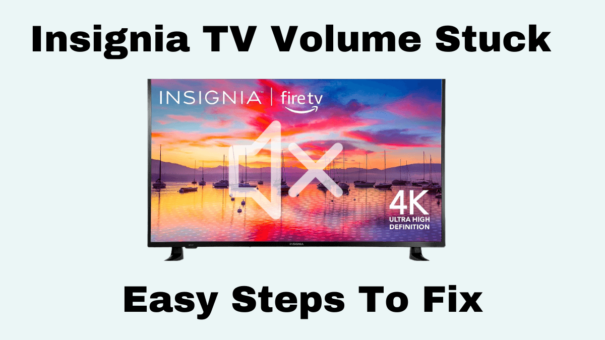 Insignia TV Volume Stuck