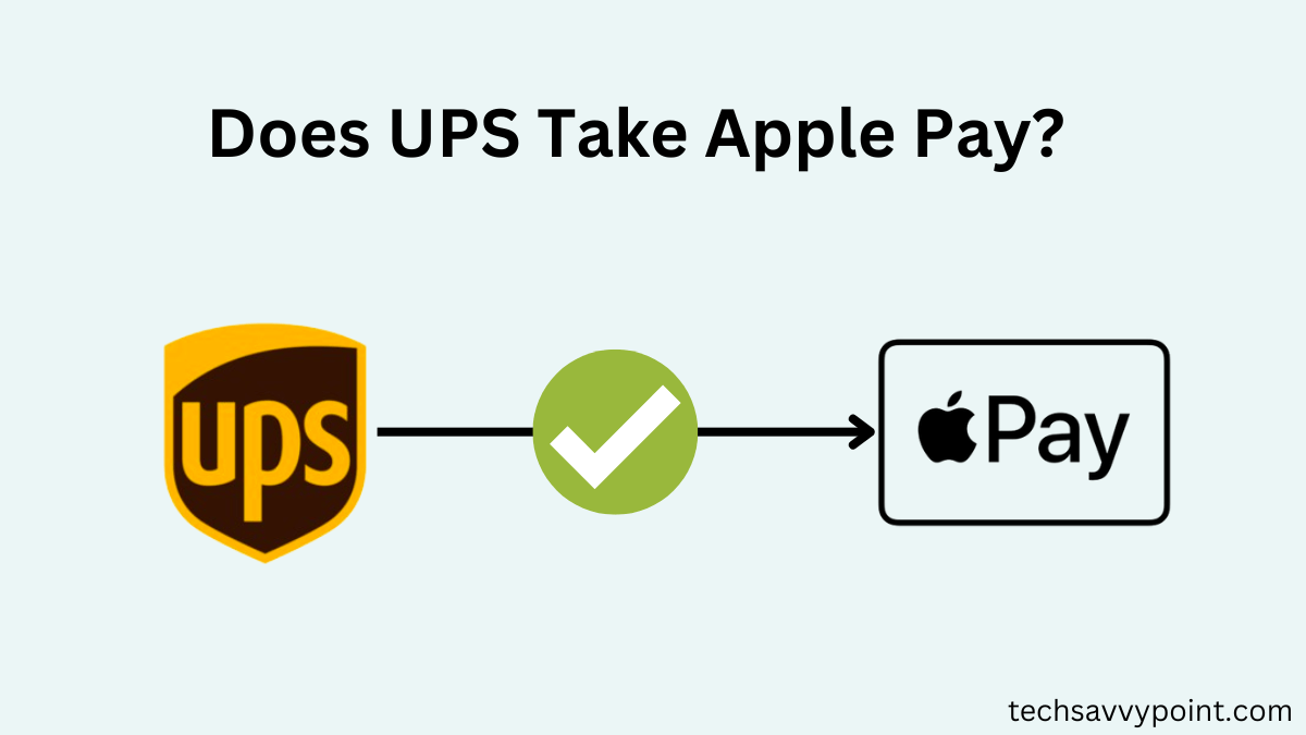 Does UPS Take Apple Pay?